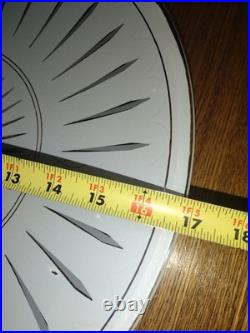 Ceiling Light Shade Vintage MCM Flying Saucer Ufo Parts