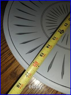 Ceiling Light Shade Vintage MCM Flying Saucer Ufo Parts