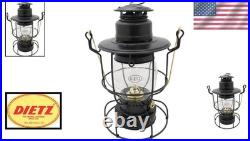 Charming Black & Gold Railroad Lantern Retro 10-Hour Lighting Solution