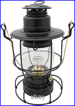 Charming Black & Gold Railroad Lantern Retro 10-Hour Lighting Solution
