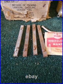 Coleman Military Lantern Korea 1958 With Original Box And Spare Parts