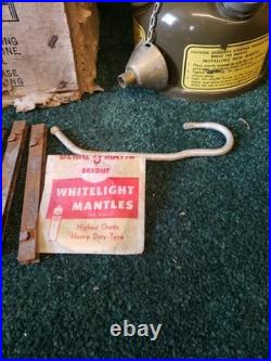 Coleman Military Lantern Korea 1958 With Original Box And Spare Parts