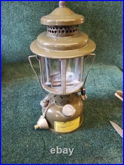 Coleman Military Lantern Korea 1958 With Original Box And Spare Parts