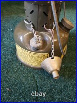 Coleman Military Lantern Korea 1958 With Original Box And Spare Parts