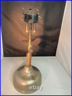 Coleman Quick-Lite Gas Table Lamp Air Pump No Globe Parts or Repair (No Dents)