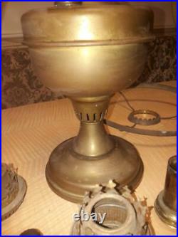 Convolute Parts Kerosene Lamp Oil Lamp Antique Vintage