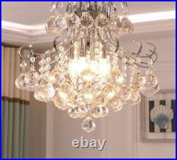 Crystal Chain Chandelier Vintage Nordic Style Lamp Lighting Warm White Parts New