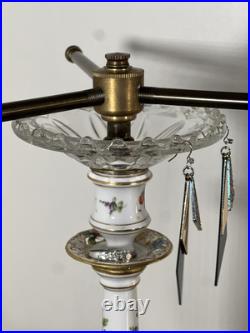 Custom 3 Arm Jewelry Display Organizer Made From Vintage Lamp Parts