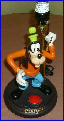 Disney Vintage Goofy Animated Talking Lamp PARTS & REPAIR