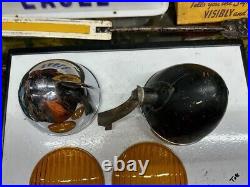 EARLY Vintage APPLETON MOHAWK Fog Parts Lights Lamps Car Truck Hot Rat Rod OLD