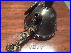 EDMONDS & JONES model 94 SEARCH Spot Lamp MIRROR & Bracket 1920s 30s VINTAGE