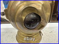 Early 1900's Vintage PEERLESS R BRASS 3 Tier BALE SIDE Lamp Light Parts Restore