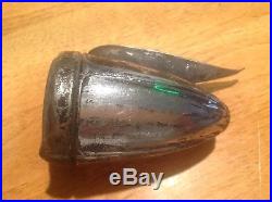 Early DELTA SILVERAY Bicycle light Fender LAMP vintaGe BiKe glass LENS solid