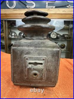 Early Vintage SOLAR 1032 Brass Era Driving Kerosene Lamp Parts Lantern OLD #2