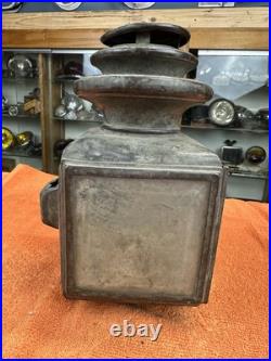 Early Vintage SOLAR 1032 Brass Era Driving Kerosene Lamp Parts Lantern OLD #2