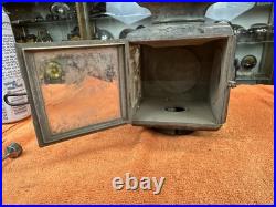 Early Vintage SOLAR 1032 Brass Era Driving Kerosene Lamp Parts Lantern OLD #2