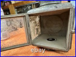 Early Vintage SOLAR 1032 Brass Era Driving Kerosene Lamp Parts Lantern OLD #2