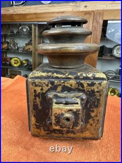 Early Vintage SOLAR 1032 Brass Era Driving Kerosene Lamp Parts Lantern OLD #3