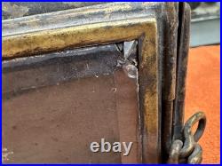 Early Vintage SOLAR 1032 Brass Era Driving Kerosene Lamp Parts Lantern OLD #3