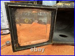 Early Vintage SOLAR 1032 Brass Era Driving Kerosene Lamp Parts Lantern OLD #3