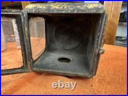 Early Vintage SOLAR 1032 Brass Era Driving Kerosene Lamp Parts Lantern OLD #3