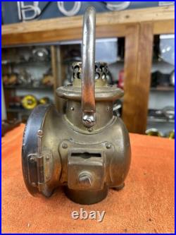 Early Vintage SOLAR 304 Brass Era Driving Lamp Parts Lantern Oil & Electric OLD