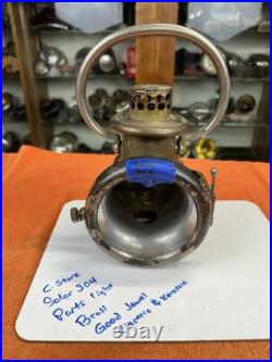 Early Vintage SOLAR 304 Brass Era Driving Lamp Parts Lantern Oil & Electric OLD