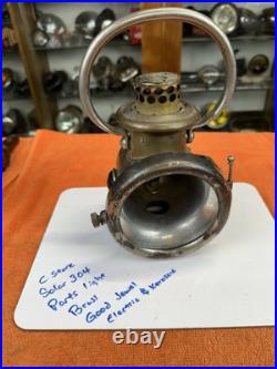 Early Vintage SOLAR 304 Brass Era Driving Lamp Parts Lantern Oil & Electric OLD