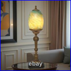 Elegant Art Deco Design Table St. Lucia Copper Lamp Unique Piece Table