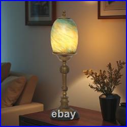 Elegant Art Deco Design Table St. Lucia Copper Lamp Unique Piece Table