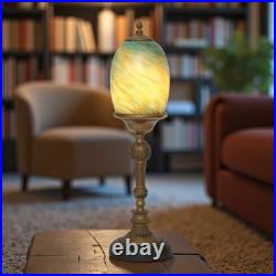 Elegant Art Deco Design Table St. Lucia Copper Lamp Unique Piece Table