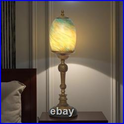 Elegant Art Deco Design Table St. Lucia Copper Lamp Unique Piece Table