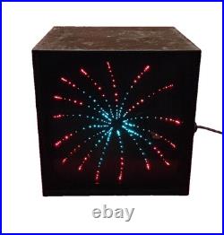 FOR PARTS Lava Simplex STARBURST Fireworks Fiber Optic Light Motion Lamp MCM vtg