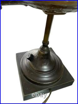 Fantastic Antique Lamp, Electric & Pottery Oil Lamp, 2 Lamps for Repair