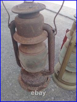 Feuerhand Nr 260 Kerosene Lantern Germany Lantern Lot Of 4 Parts Coleman