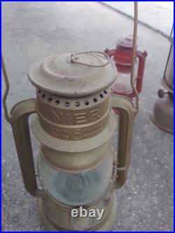 Feuerhand Nr 260 Kerosene Lantern Germany Lantern Lot Of 4 Parts Coleman