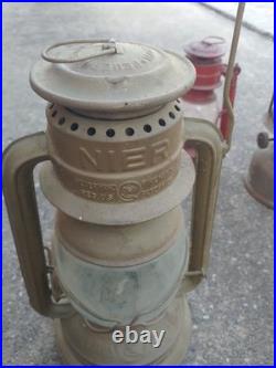 Feuerhand Nr 260 Kerosene Lantern Germany Lantern Lot Of 4 Parts Coleman