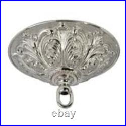 Finish Cast Brass Screw Collar Ceiling Light Canopy Plate Kit Antique Brass
