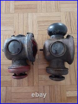 Ford Model T Lanterns PARTS Kerosene Head Lamp Carriage Vintage Lights (2)