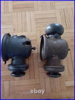 Ford Model T Lanterns PARTS Kerosene Head Lamp Carriage Vintage Lights (2)