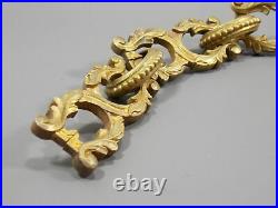 French Lamp Chandelier Parts Repair Linked Chain Ceiling Vintage 1900s
