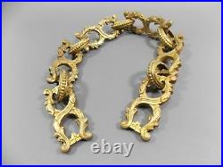 French Lamp Chandelier Parts Repair Linked Chain Ceiling Vintage 1900s