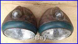 GUIDE 682-C HEADLIGHTS Original pair Custom rod ford chevy plymouth dodge gmc