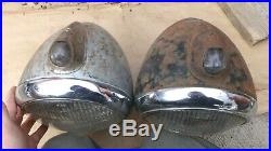 GUIDE 682-C HEADLIGHTS Original pair Custom rod ford chevy plymouth dodge gmc