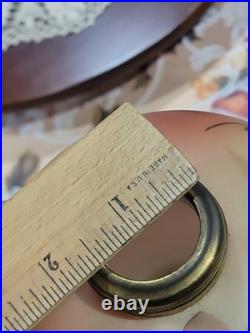 GWTW Parlor Banquet Lamp Base Only Electric Red Orange Floral Parts 451 Base 14