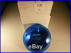 Ge Par 36 12v 37 Watt Blue H-7616 Vintage Halogen Sealed Beam Signal Lamp Lot 5
