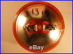 Ge Par 36 12v 37 Watt Red H-7616 Vintage Halogen Sealed Beam Signal Lamp 4/each