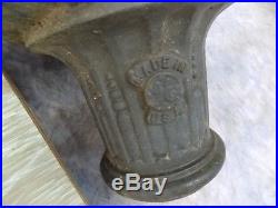 General Electric Cast Iron Lamp Base Street Light Post Fixture Vintage Steampunk