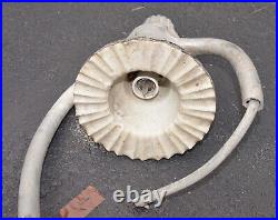 General Electric street lamp ceramic shade vintage GE collectible light parts L3