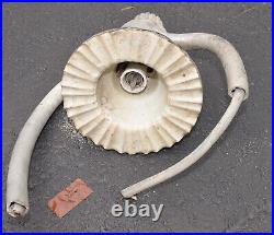 General Electric street lamp ceramic shade vintage GE collectible light parts L3